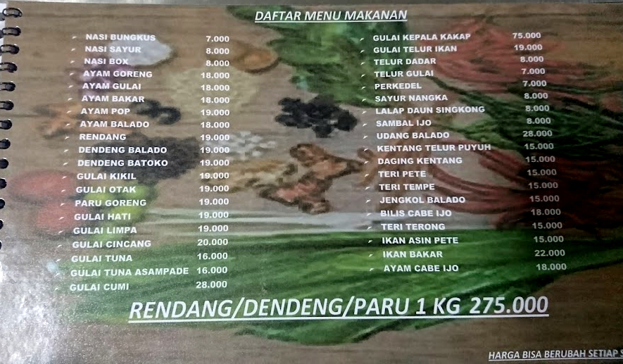 Rumah Makan Sederhana Jeruklegi: Santapan Sederhana yang Menghangatkan Hati